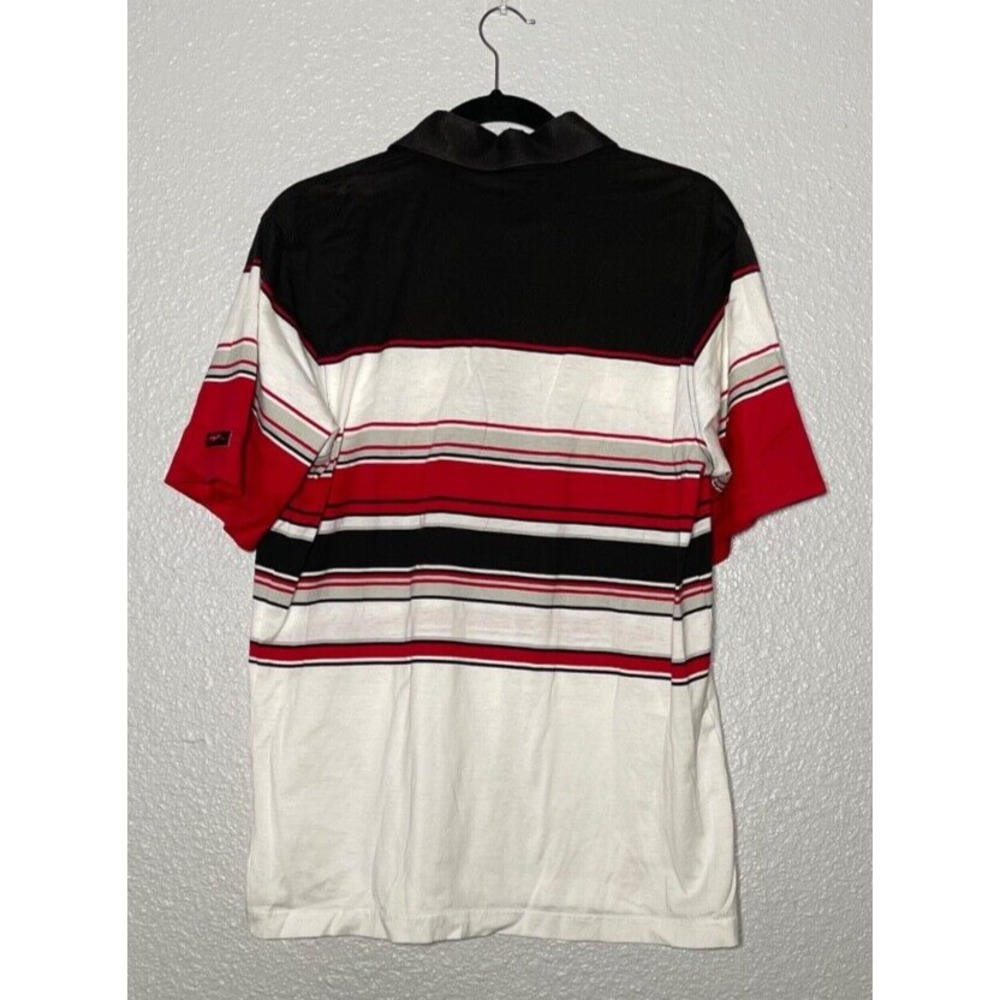 Slazenger Shirt Men's Large Multicolor Striped Polo Golf Callawassie - Picture 2 of 4